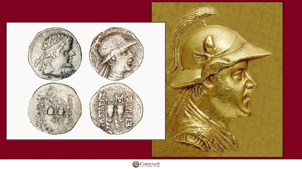 Greek Diademed Dedicated to former King Eukratides I ‘The Great' - Coincraft